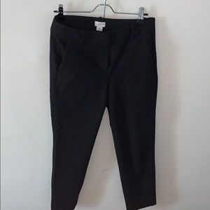 JCREW BLACK PIXIE PANTS